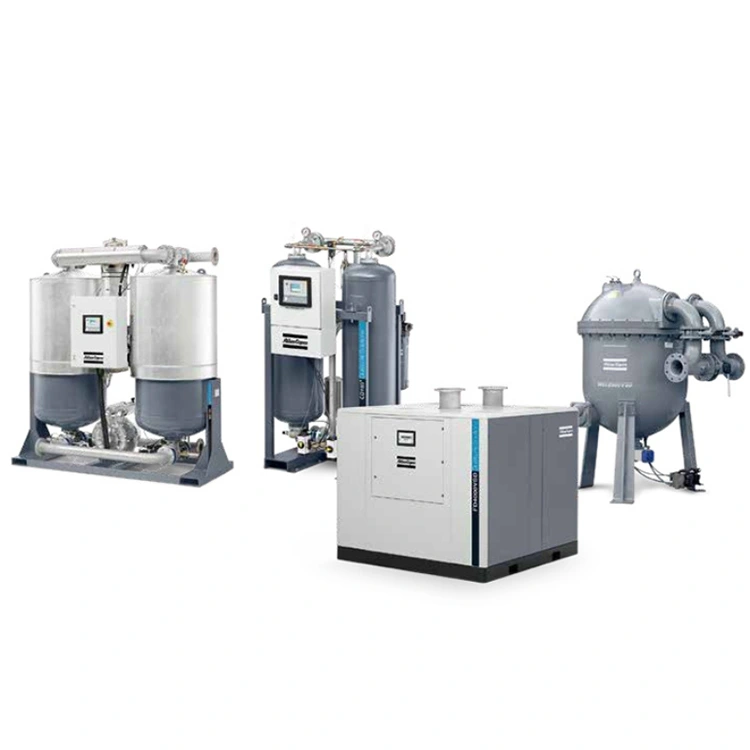 เครื่องอัดอากาศแบบสกรูโรตารีไร้น้ำมัน